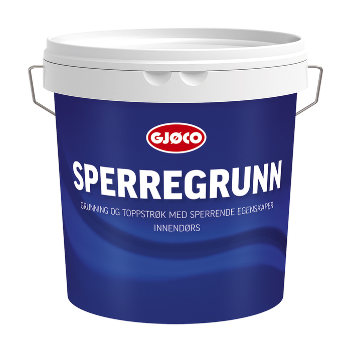 Sperregrunn hvit base 2,7 liter - Gjøco